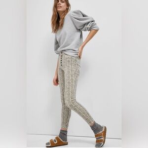 Anthropologie Pilcro High Rise Button Fly Skinny Corduroy Stretch Pants, Size 27